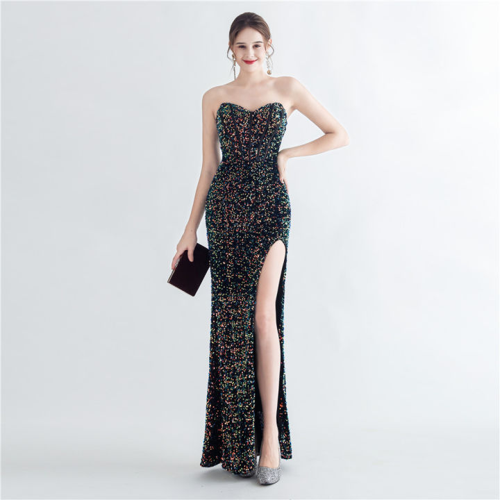 Lazada top sequin dress