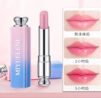 MEI LI?พร้อมส่ง?ลิป MIYUELENI ลิปมันเปลี่ยนสี มอยส์เจอร์ไรซิ่ง บำรุงแก้ปากดำ ปากแตกแห้ง?