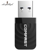 joy professional comfast usb อะแดปเตอร์การ์ดเครือข่ายไร้สาย 1300 mbps wifi dongle 802 . 11 b/g/n