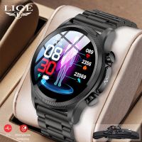 ☒✽✲ LIGE ECG PPG Smart Watch For Men Bluetooth Calls IP68 Waterproof Watches Full Touch Screen Sports Fitness Smartwatch Man