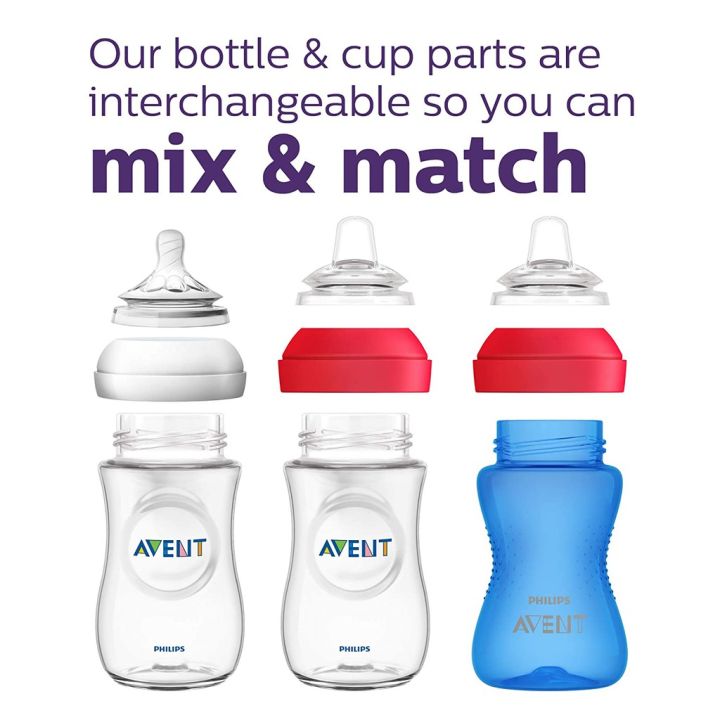 usa-usa-แก้วหัดดื่ม-ถ้วยหัดดื่ม-avent-my-easy-sippy-cup-with-soft-spout-and-spill-proof-9oz-สำหรับ-เด็ก-ทารก