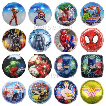 Avengers Folienballons Marvel Iron Man Hulk Spiderman Captain America  Batman