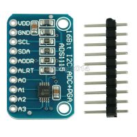 ขายแฟลช16บิตโมดูล ADS1115 I2C ADC 4ช่องพร้อมแอมขยายเสียงที่ได้รับโปรสำหรับ Arduino RPi 1ชิ้น