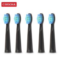 หัวแปรงสีฟันไฟฟ้า COSOUL ของแท้แปรงฟันสำหรับเปลี่ยนหัวทำความสะอาดอย่างล้ำลึกการดูแลสุขภาพปากขาว