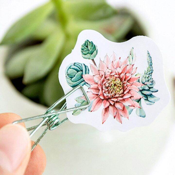 46pcs-box-fresh-flower-language-diary-decoration-stickers-diy-planner-scarpbooking-sealing-label-sticker-children-stationery-stickers-labels