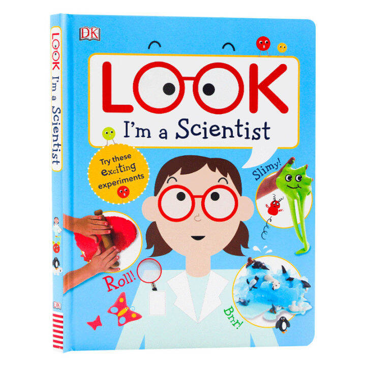 i-am-a-little-scientist-english-original-look-im-a-scientist-dk-childrens-stem-scientific-experiment-enlightenment-stimulate-childrens-creativity-and-imagination-parent-child-reading-hardcover-english