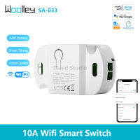 WOOLLEY Wifi Smart Switch Smart Breaker eWeLink APP Control รีโมทคอนโทรลไร้สายโมดูลสวิตช์ไฟ Smart Timing Voice Control Real ตรวจสอบสถานะ