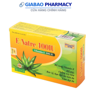 Vitamin E Natre 400IU hỗ trợ làm đẹp da,chống lão hoá - Hộp 30 viên thumbnail