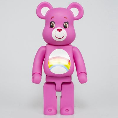 400% 28cm Fashion Weather Care Bears Rainbow Rainy Bearbrick Action Figure