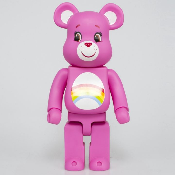 400-28cm-fashion-weather-care-bears-rainbow-rainy-bearbrick-action-figure