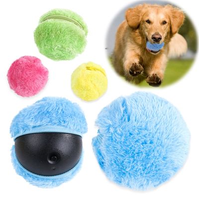 Magic Pet Dog Roller Ball Activation Automatic Ball Dog Cat Interactive Funny Chew Plush Electric Rolling Ball Cat Toy Toys