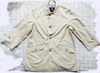 Burberry London Trench Coat Vintageโค้ทเบอร์เบอรี่-สีครีม ไซส์ S 47"ของแท้ 100%(สภาพใหม่มาก)-UNISEX