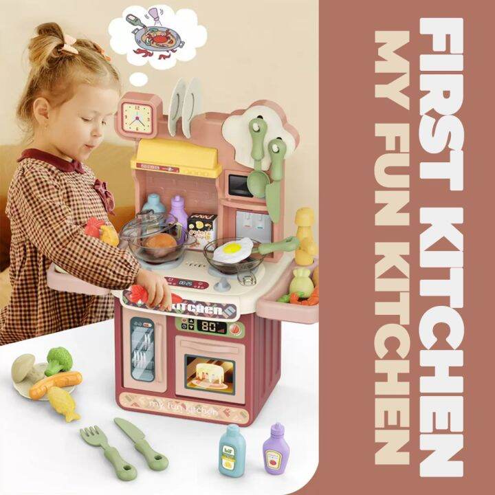 BIG SIZE TOY KITCHEN / Small Size Kitchen Set with Real Water Install ...