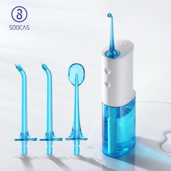 soocas-เครื่องฉีดน้ำในปากแบบพกพา-w3-usb-ชาร์จได้-ไหมขัดฟันพลังน้ำทันตกรรมไหลของน้ำที่มั่นคงชุดทำความสะอาดฟันกันน้ำ-ipx7ในห้องน้ำ
