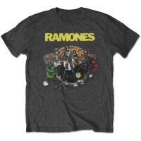 เสื้อยืด Ramones Road To Ruin 100 MERCH ดั้งเดิม