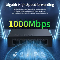 HORACO 5พอร์ต1000Mbps Ethernet Switch Gigabit Smart 1000Base-T Network Fast Switcher สำหรับการเฝ้าระวังกล้อง IP ศัพท์ VoIP