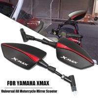 รถจักรยานยนต์สำหรับยามาฮ่า XMAX400 XMAX300 XMAX X-MAX XMAX 125 XMAX250 XMAX 300 XMAX 400กระจกมองข้างมองหลังสกู๊ตเตอร์ขนาด8มม. 10มม. อเนกประสงค์