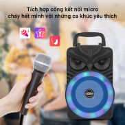 Loa bluetooth karaoke Cát Thái kết nối bluetooth 5.0 không dây kết nối TWS