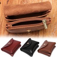 【CW】™¤  Coin Purse Layer Card Holder Wax Wallet With Earphone Storage