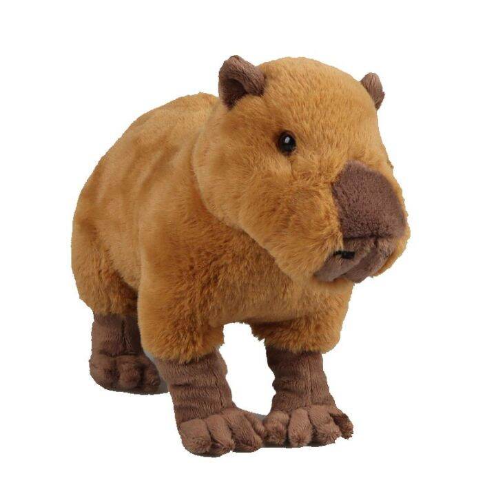 33cm Simulation Capybara Plush Toy Kawaii Capybara Stuffed Doll Soft