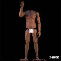 X-STUDIO 16ขนาดชายที่มีความยืดหยุ่นที่แข็งแกร่งกล้ามเนื้อชายร่างกายฟุตบอลเครื่องเล่นดาวตุ๊กตาของเล่นรุ่นสำหรับ12นิ้วรูปการกระทำของเล่น