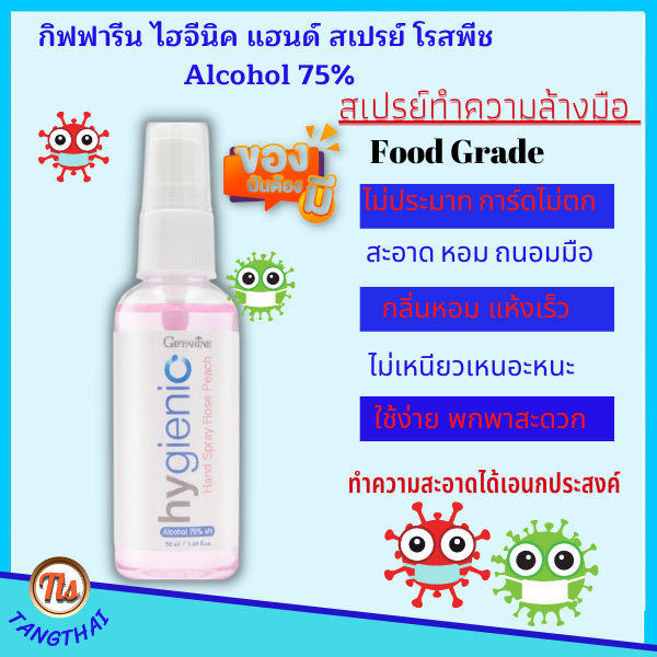 โปรซื้อ-4-แถม-2-สเปรย์-แอลกอฮอล์-75-v-v-ล้างมือ-กิฟฟารีน-ถนอมมือ-ล้างใด้ตลอดเวลา-มือไม่แห้ง-สเปรย์แอลกอฮอล-เซ็ต-6-ขวด-ส่งฟรี-ของแท้-tangthai