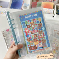 Sharkbang A5 Loose Leaf Stickers Album Multi Function Card Collection Book Binder Notebook Organizer Agenda Journal Collect Book