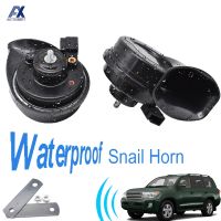 Snail Horn For Toyota Land Cruiser J100 J200 1997-2020 12V 110-125db Loud Waterproof Car Horns 410/510Hz Dual Tone Auto Horns