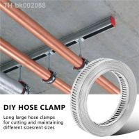 ❇☃ 304 Stainless Steel Worm Clamp Hose Clamp Strap with Fasteners Adjustable DIY Pipe Hose Clamp Ducting Clamp 11.5 Feet