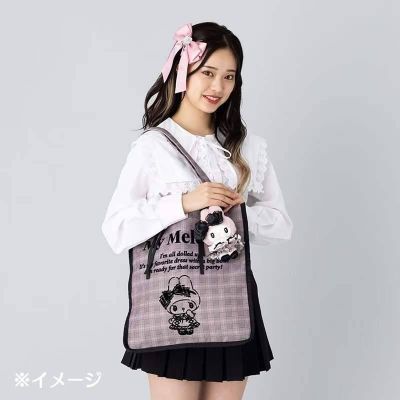 กระเป๋าผู้หญิง กระเป๋า My Melody X Kuromi Tote Bag มาใหม่ งานชนช็อป ทรงสะพายเข้าไหล่ได้ ขนาด 36.5×39.5×1 cm