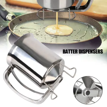 Handheld Pancake Batter Dispenser Stainless Steel Funnel Kitchen Tools