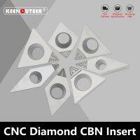 1pc PCD Diamond Turning เครื่องมือ เครื่องกลึงด้านเดียวแทรกโบรอนไนไตรด์ CCGT06 DCGT07 VBGT11/16 TCMT11 TPGH09 เครื่องมือแทรก