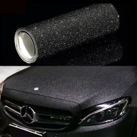 Car Styling black Glitter Diamond Shiny Vinyl Films Wrap For Car Body Car Sticker Auto decoration motorcycle decal Bumper Stickers  Decals Magnets