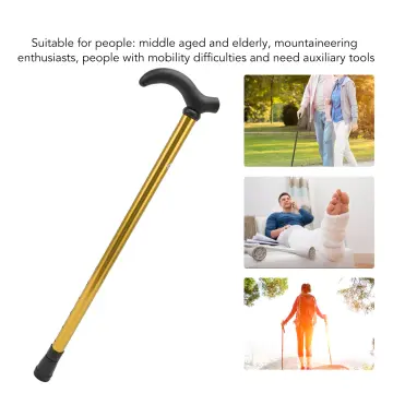 Aluminium Alloy Ultralight Walking Stick Adjustable Walking Cane For Elderly