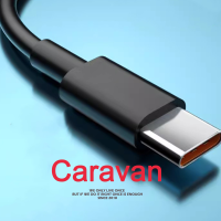 Caravan Crew Type-C Cable สายชาร์จเร็ว สายชาร์จ Black 1M