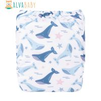 【CC】 ALVABABY Diapers Baby Reusable Nappy Diaper 3-15KG with 1pc Insert