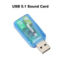 Mini USB 2.0 3.5mm micro 5.1 casque stéréo carte sd 3D adaptateur Audio Interface musique et vidéo pour PC