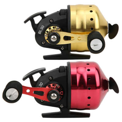 Slingshot Fishing Reel Hand Wheel 4+1BB 3.6:1 Shooting Fish Closed Reel With Line Outdoor Hunting Fishing Wheel Fishing Reels