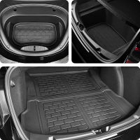 Floor Mats Trunk Mat For Tesla Model 3 Y Right Left Rudder Driving All Weather Anti-Slip Waterproof Floor Liners Car Accessories