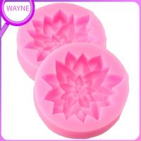 WAYNE 2Pcs สีชมพูอมชมพู แม่พิมพ์ซิลิโคนรูปใบฮอลลี่ ซิลิโคนทำจากซิลิโคน 6.36.31.4ซม. แม่พิมพ์เรซินทำฟองดอง แม่พิมพ์คริสต์มาส ทำด้วยมือดีไอวาย