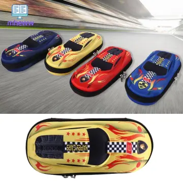 Cartoon Racing Car Pencil Box With Zipper School Staionery Storage Bag  Lovely Racing Car Pencil Bag For Children Boys - Pencil Cases - AliExpress