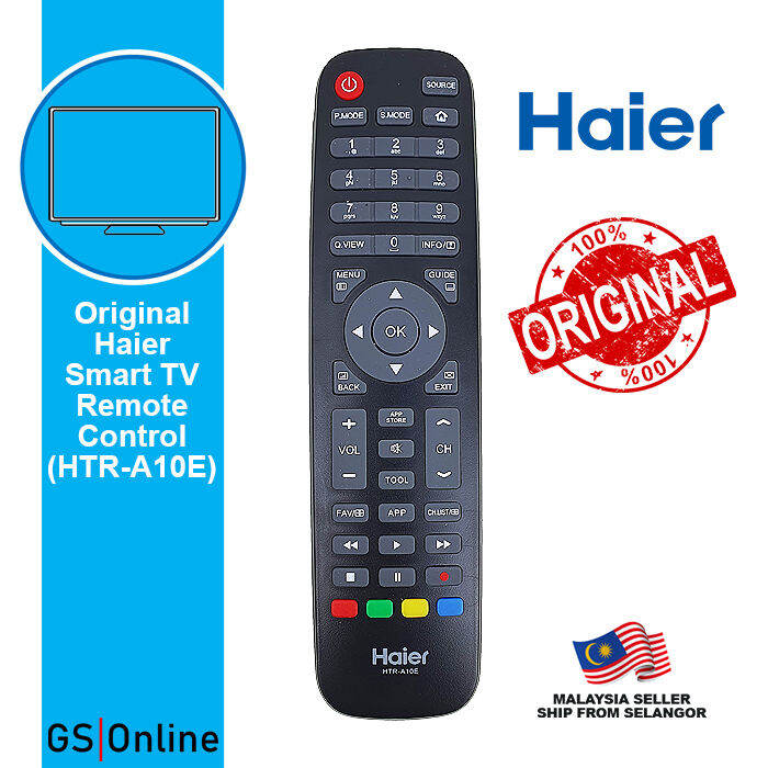 Original Haier Smart Led Flat Panel Tv Remote Control HTR-A10E | Lazada