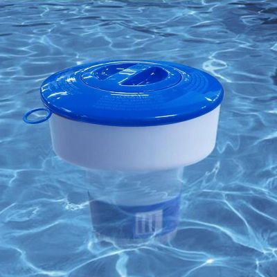 ✜◕△ Pool Cleaning Tablet With Chlorine Dispenser Effervescent Chlorine Cage Pool Multifunctional Cleaner Floating Chlorine Dispenser