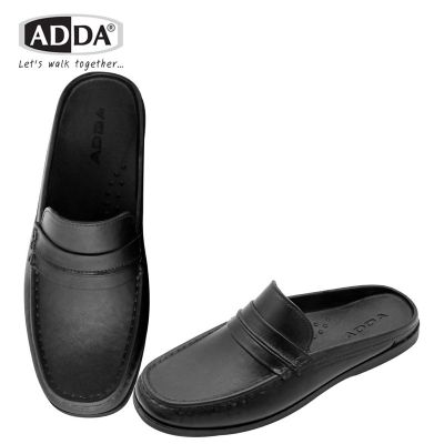 ADDA รองเท้ายางแบบสวม รุ่น 15601  สีดำ ไซส์ 7-10