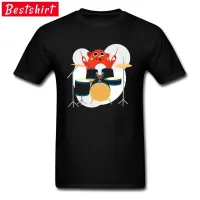 Nyango Star Mascot Drummer Funny Tshirts Music Michael Jackson Justin Bieber Rock Jazz T Shirt Men Print