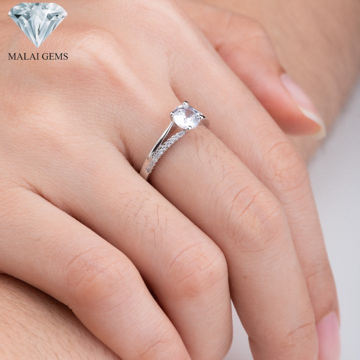 malai-gems-แหวนเพชร-แหวนเพชรชู-เงินแท้-silver-925-เพชรสวิส-cz-เคลือบทองคำขาว-รุ่น-151-1ri59858-แถมกล่อง