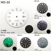 31Mm Watch Face Modified Parts Watch Dial Green Luminious Automatic Accessories Watches Repair For Seamaster 300 2813 8215 2836