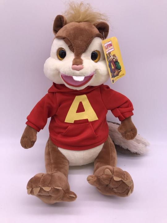 ของเล่นในภาพยนตร์-alvin-and-the-chipmunks-ตุ๊กตาผ้าขนสัตว์น่ารักของขวัญของเล่นเด็กยัดไส้10-25ซม