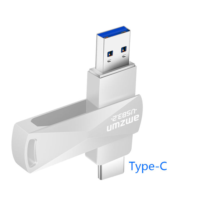 usb-3-2-type-c-flash-drive-otg-256gb-128gb-512gb-สูงสุด32gb-metal-memory-stick-pen-drive-แฟลชไดรฟ์