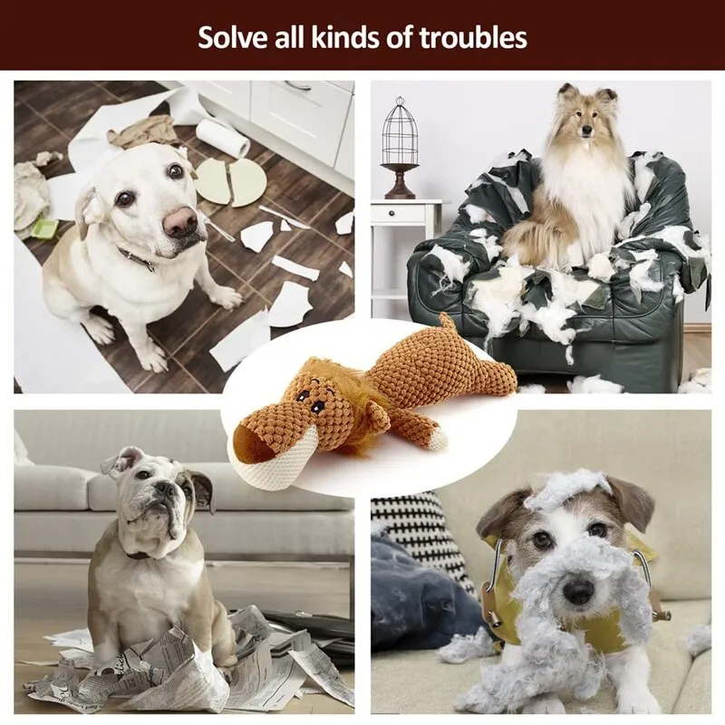 Benepaw Squeaky Dog Toys For Small Medium Large Breed Bite